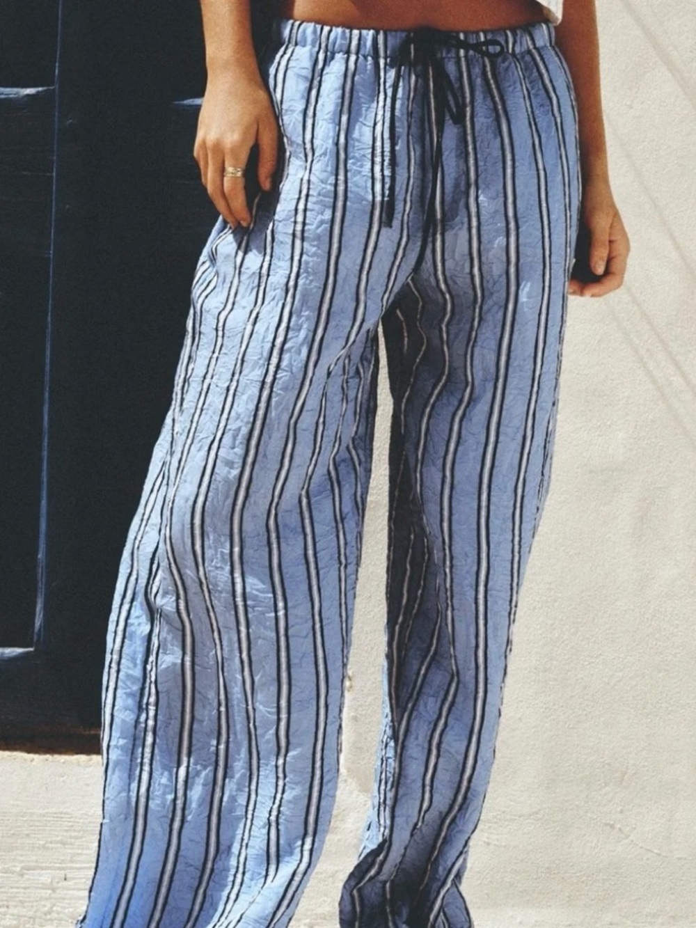 Zara Striped Pajama Pants